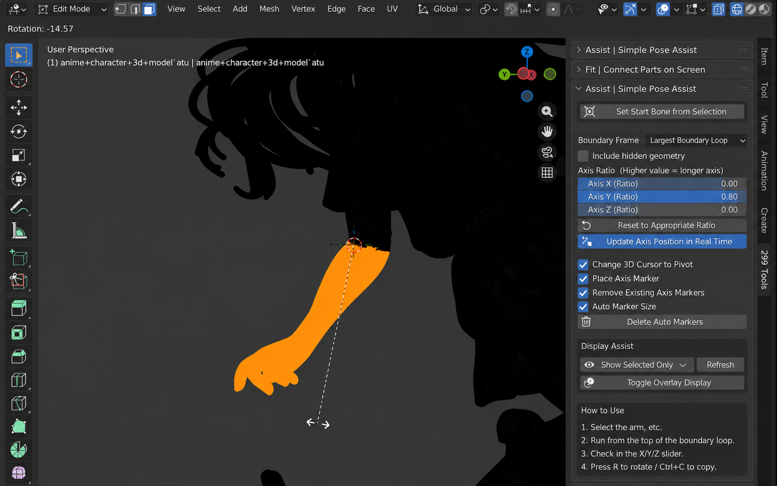 Simple Pose Helper screenshot