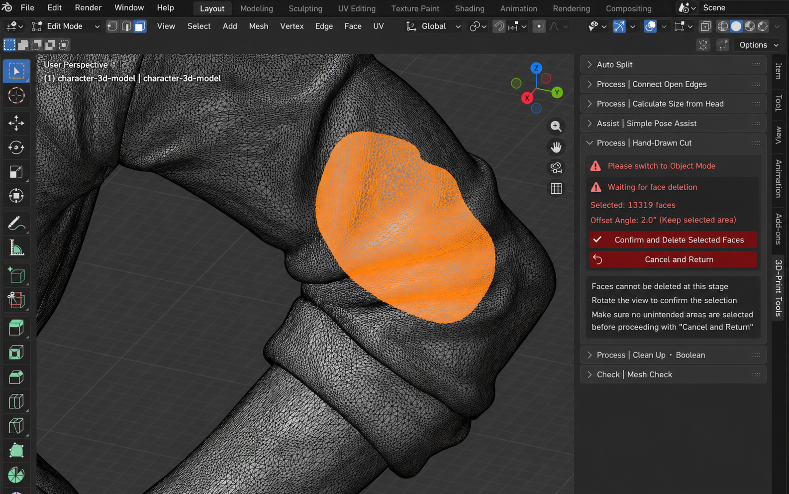 Freehand Cut screenshot